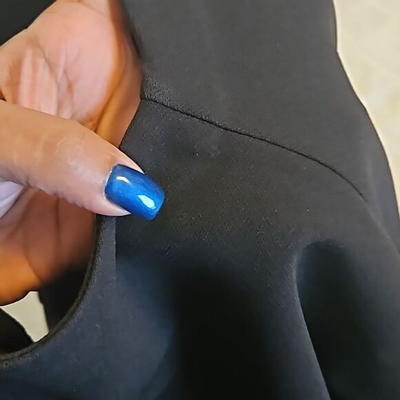 Zara Pencil Sleeveless Midi Dress Small Black - Picture 12 of 16